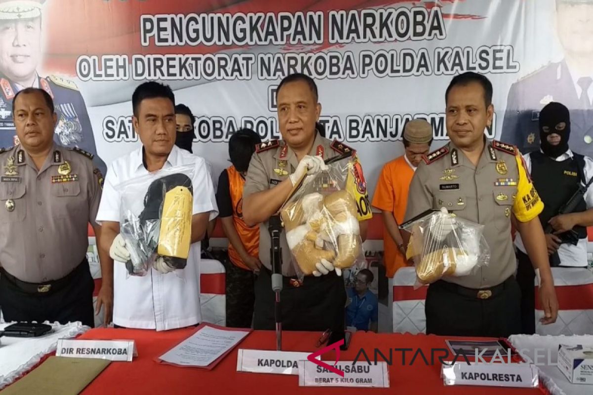 Kapolda: 5 kilogram sabu-sabu merupakan jaringan internasional