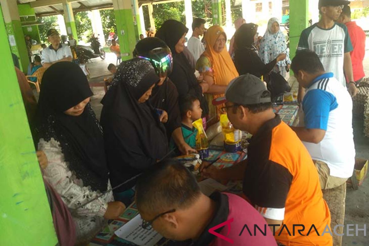 Kegiatan pasar murah Bulog Aceh berakhir