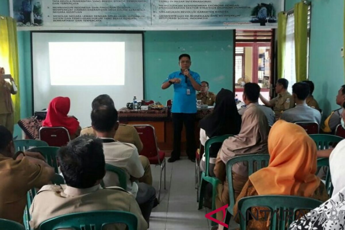 BNNK Pangkalpinang sosialiasikan Inpres terkait P4GN di Kecamatan Pangkalbalam