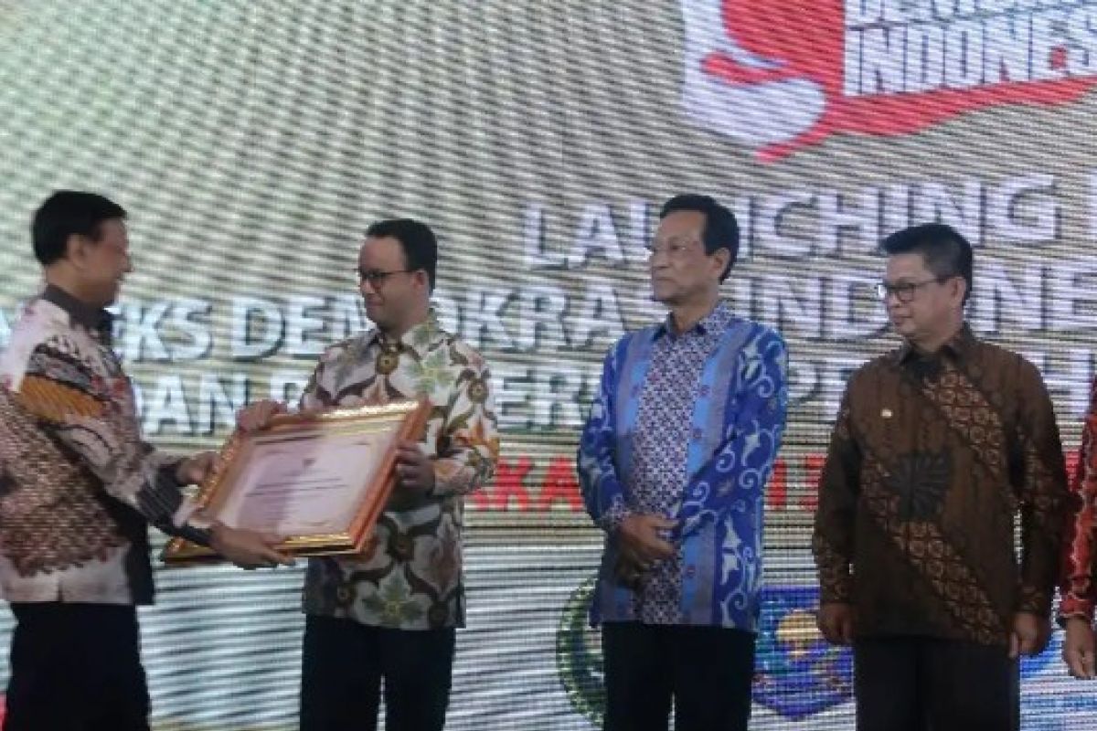 Pemprov DKI Jakarta raih penghargaan tertinggi Indeks Demokrasi