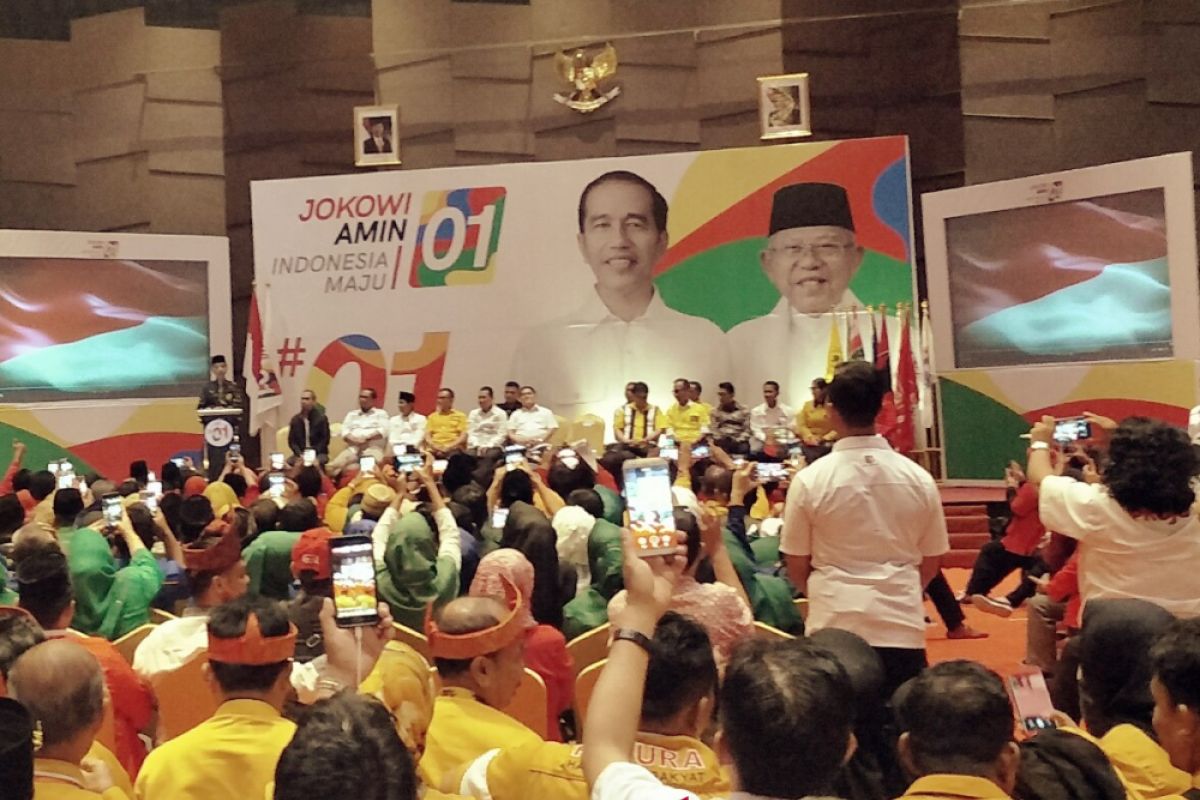 Jokowi hadiri raker Tim Kampanye Daerah Riau