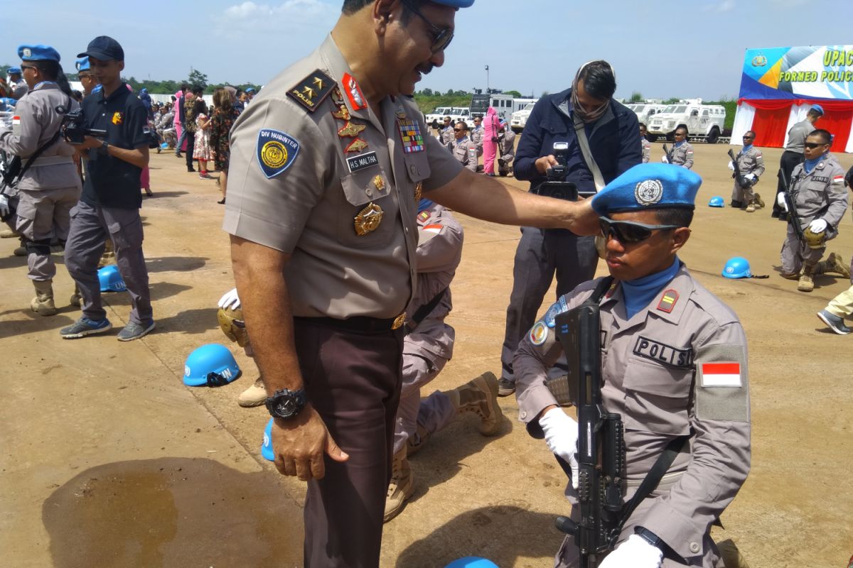 Polri kirim pasukan Garuda Bhayangkara untuk perdamaian