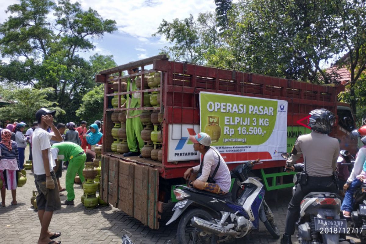 Masyatakat Pontianak terbantu dengan Operasi Pasar elpiji subsidi