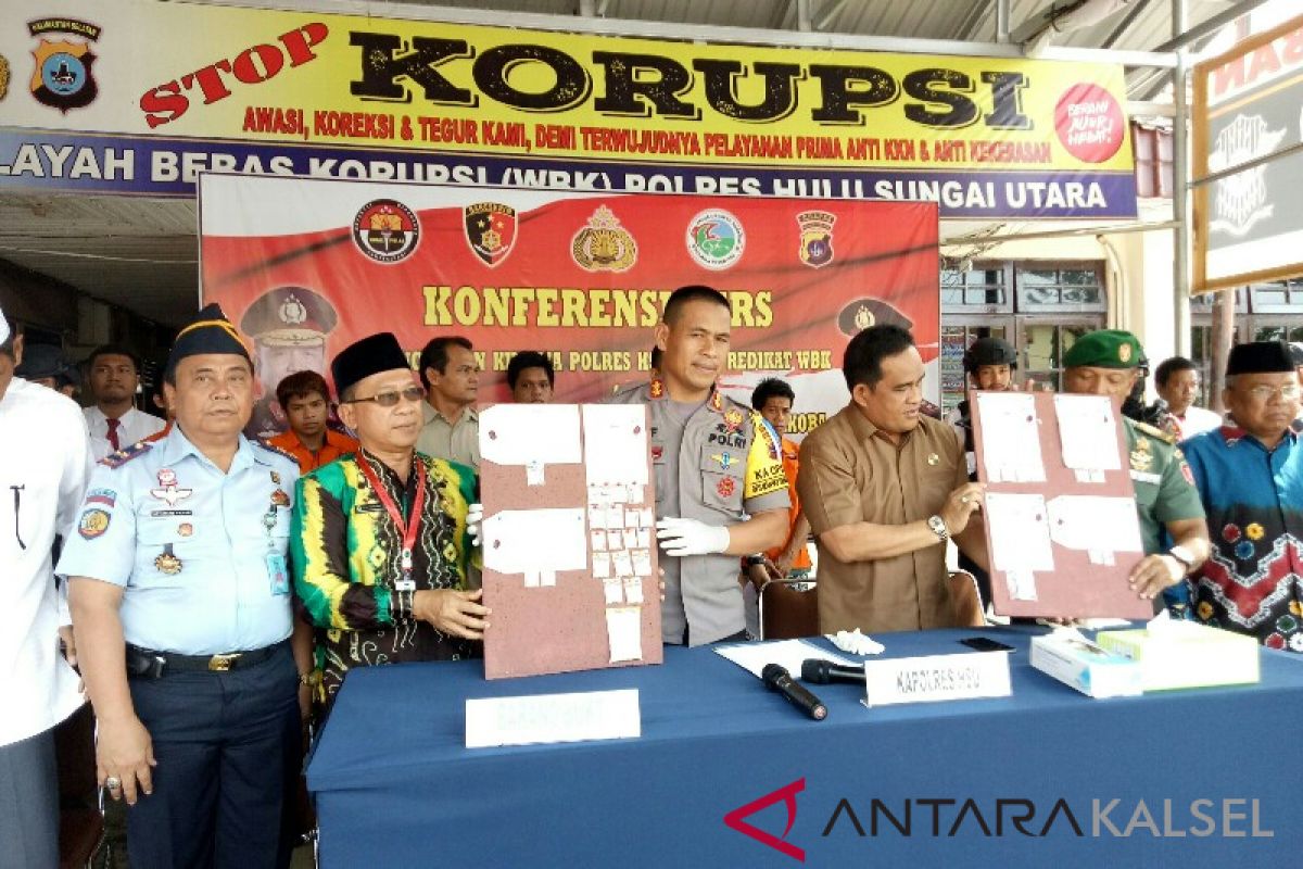 Polres Ungkap 68 Kasus Narkotika Selama 2018