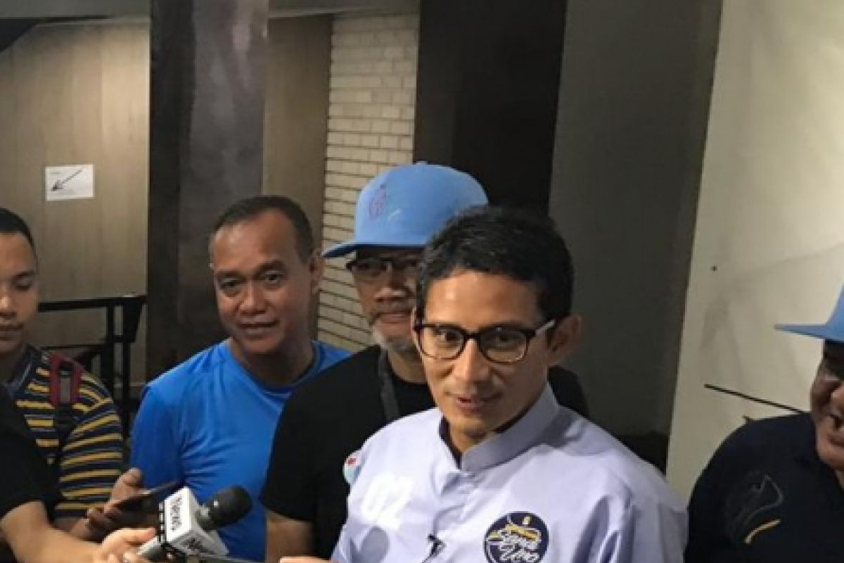 Sandiaga sampaikan turut berdukacita untuk korban Tsunami Selat Sunda