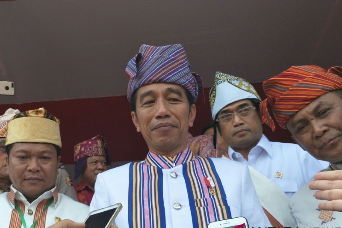 Presiden sebut pembangunan Bandara Tana Toraja selesai 2019