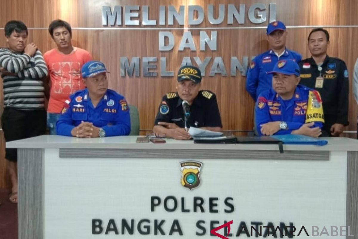 Tim Patroli Babel tangkap tiga kapal compreng ilegal