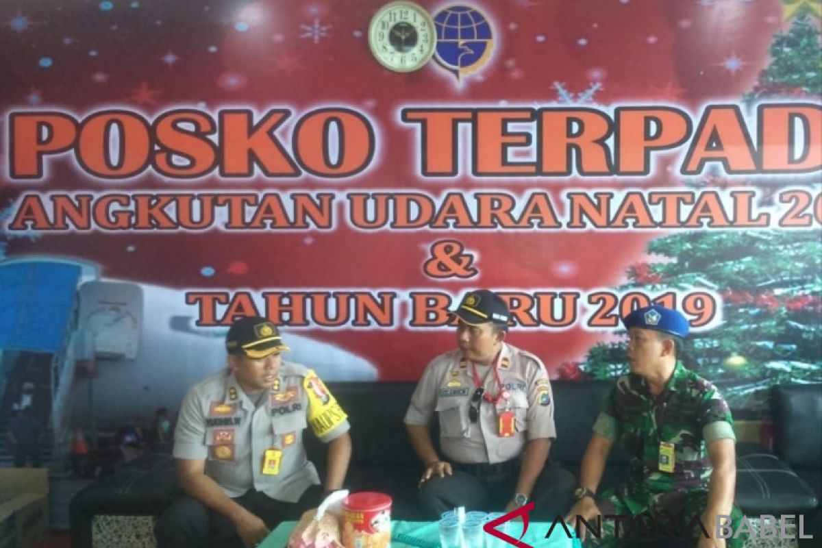 Polres Belitung dirikan posko pengamanan Natal dan Tahun Baru