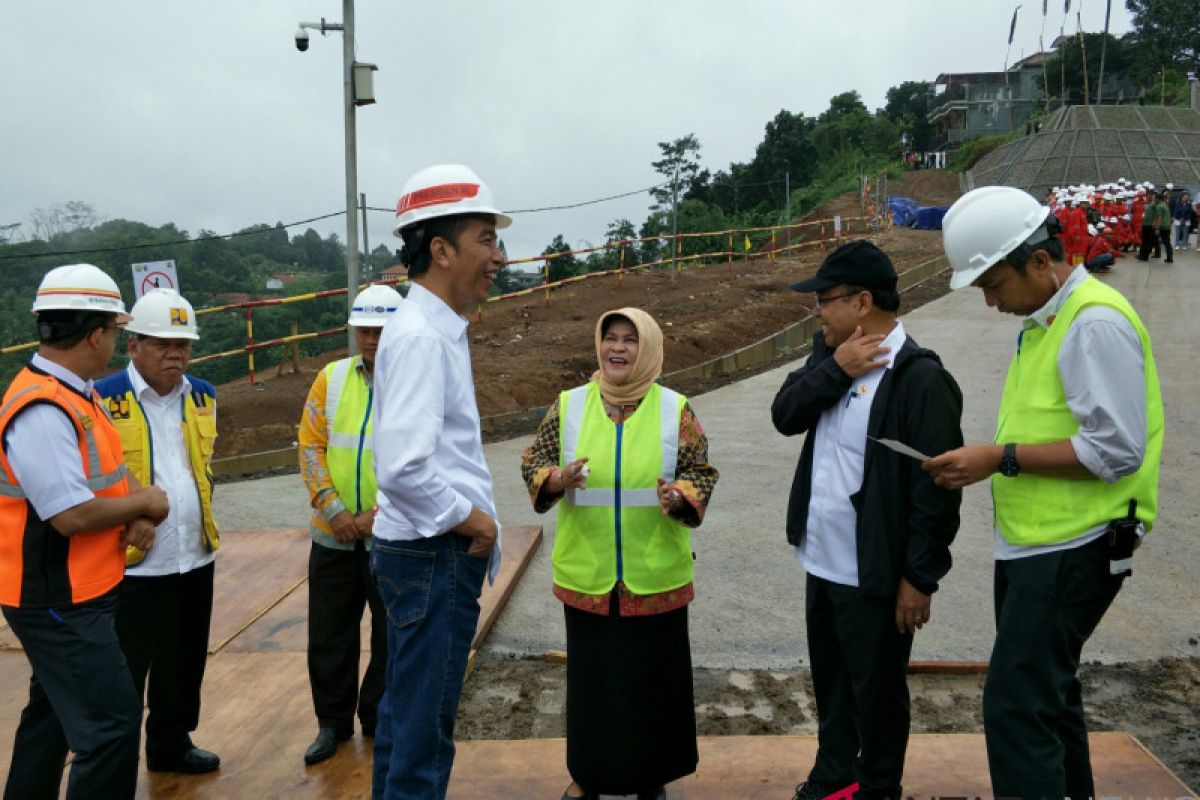 Presiden Jokowi: Pembangunan Bendungan Ciawi lancar