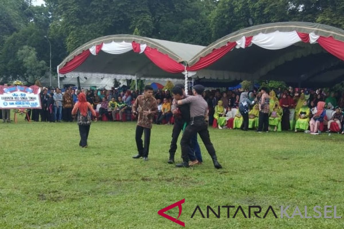 Peringatan hari jadi HST diwarnai 'percobaan pembacokan'