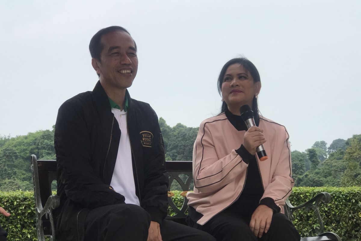 Iriana mengaku tak bisa masak tapi selalu siap dukung Jokowi