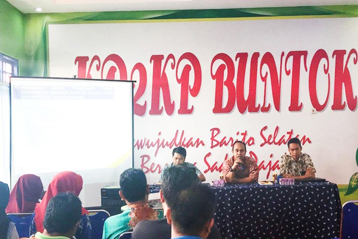 Ini peringatan KP2KP Buntok kepada Bendahara SOPD