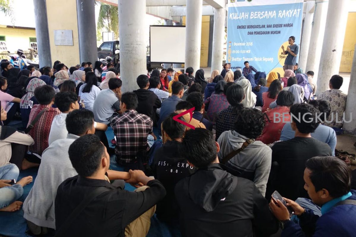 Kuliah bersama rakyat bahas dampak PLTUB Bengkulu