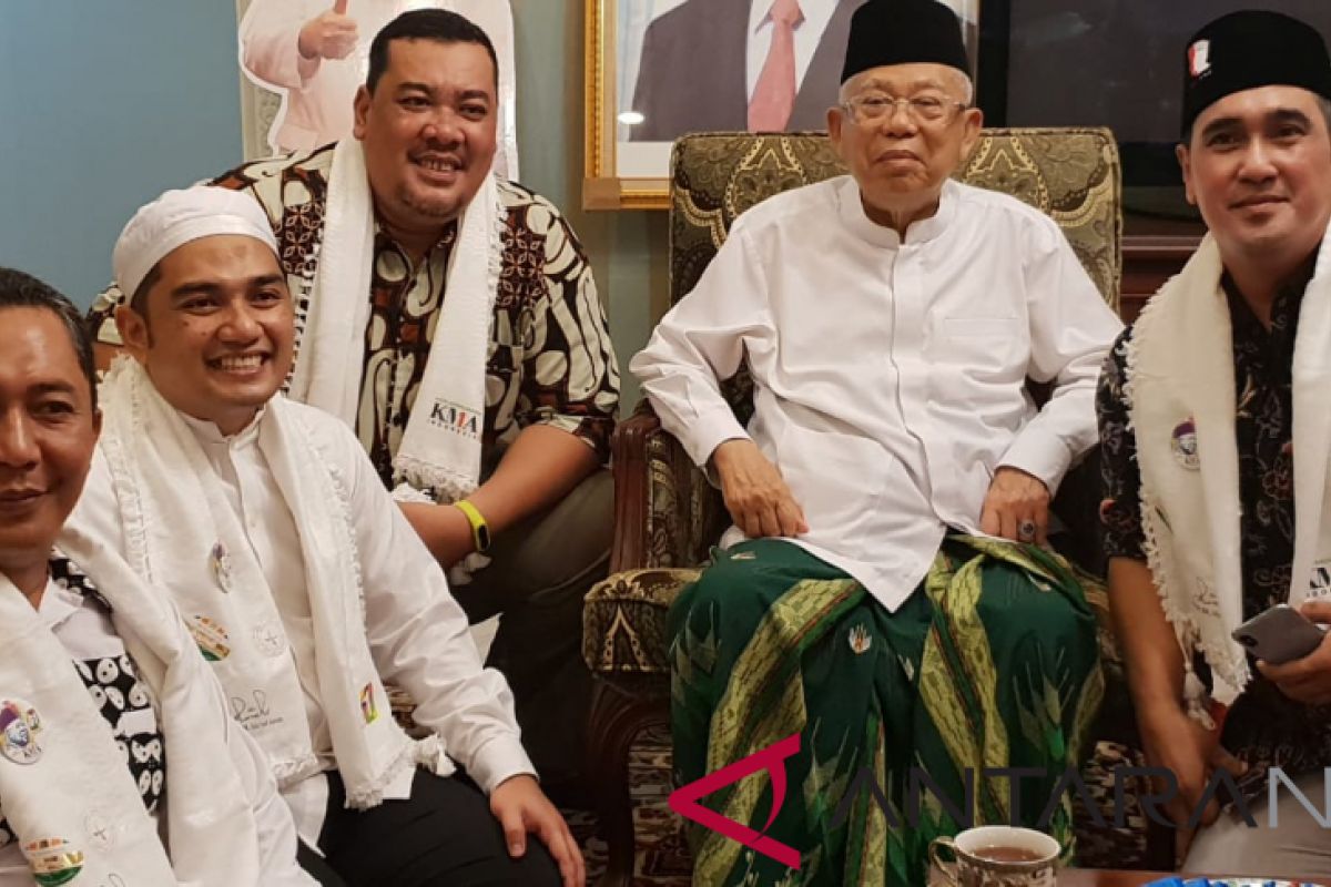 TKD Jokowi-Ma'ruf Kalsel kunjungi Ma'ruf Amin