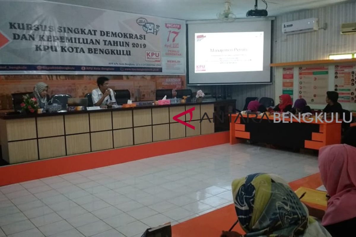 KPU Bengkulu gelar Kursus Demokrasi Pemilu 2019