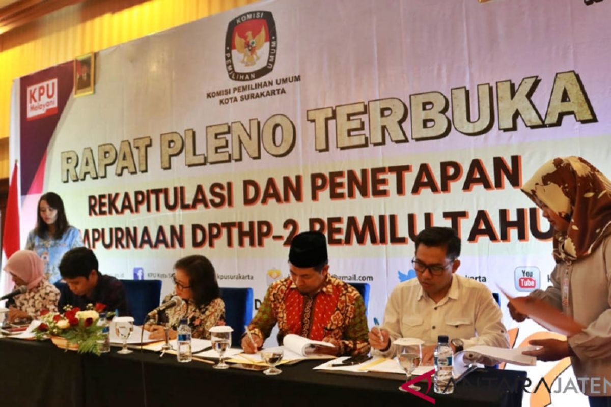 Hasil penyempurnaan DPTHP-2 tambah 698 pemilih di Solo