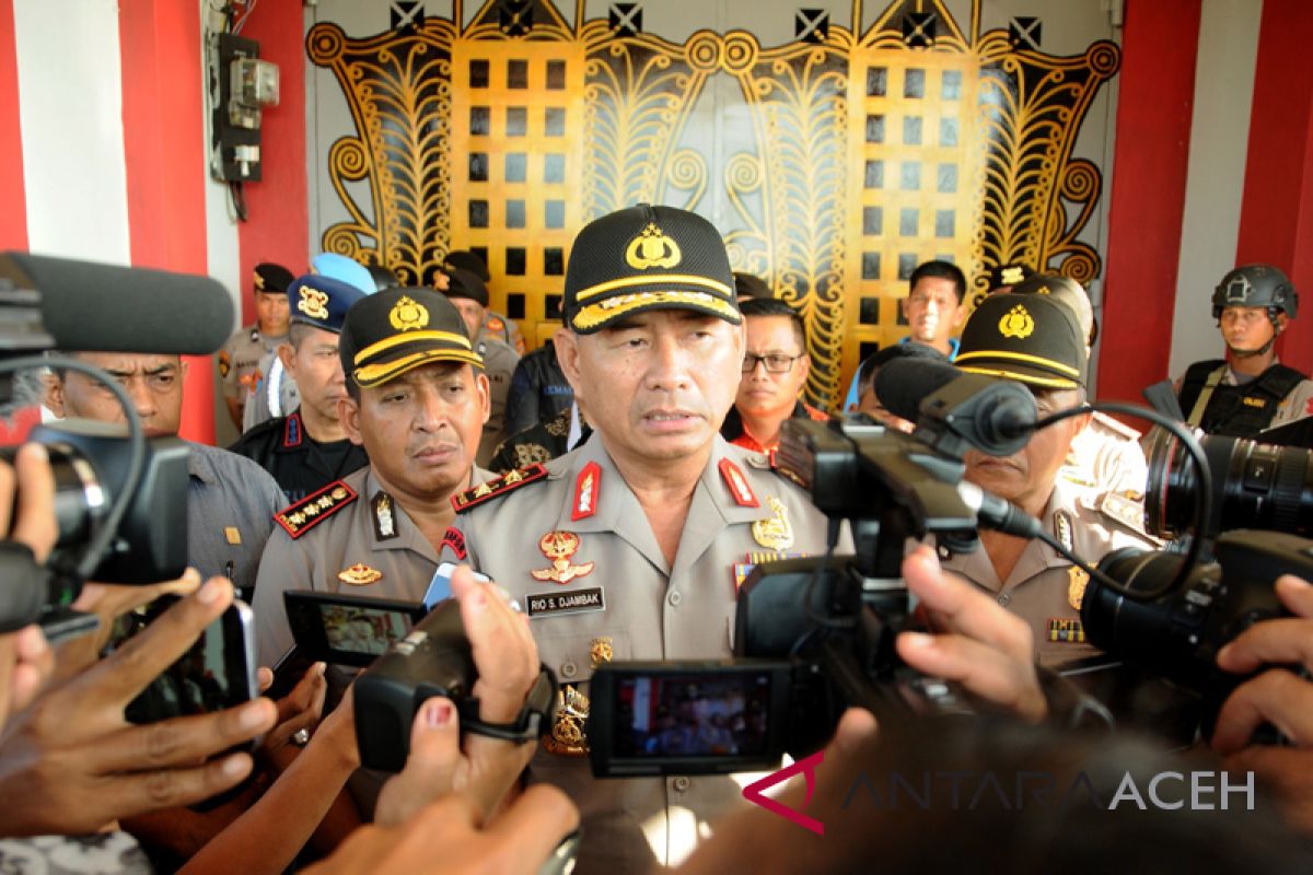 Polda Aceh: sebanyak 70 narapidana kabur masih di luar penjara