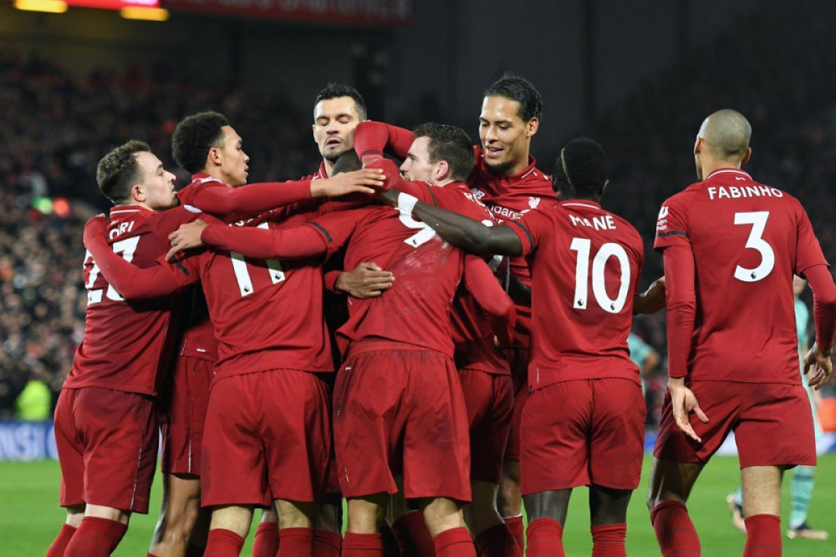 Liverpool puncaki hasil dan klasemen Liga Inggris