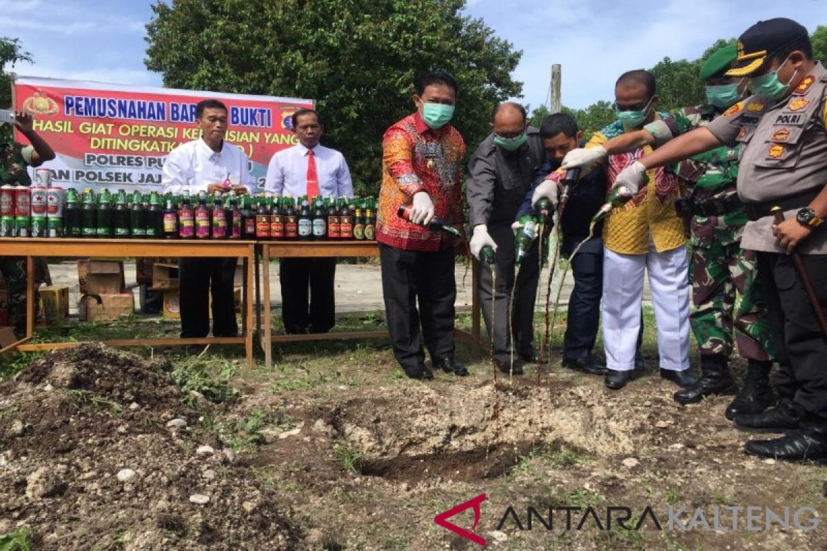 Polres Pulang Pisau tingkatkan pemberantasan minuman keras