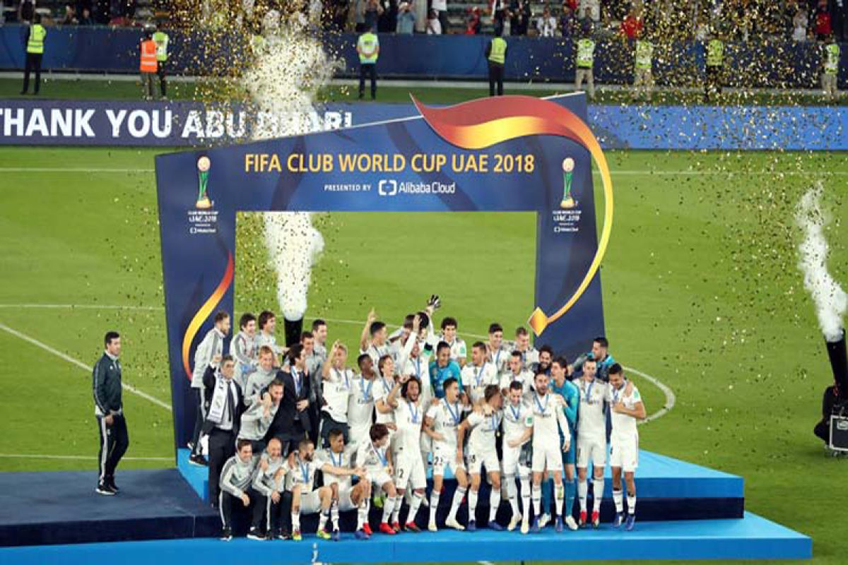 Real Madrid juara Piala Dunia Antarklub