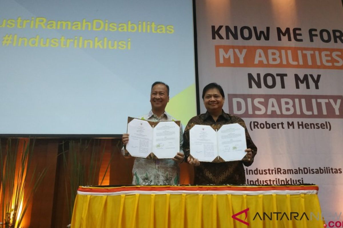 Kemenperin latih penyandang disabilitas untuk masuk industri