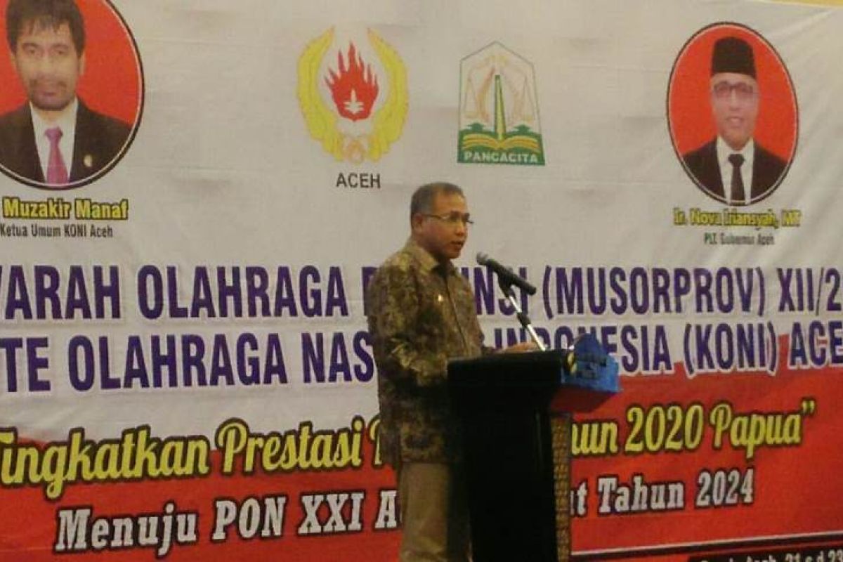 Gubernur harapkan prestasi olahraga Aceh ditingkatkan