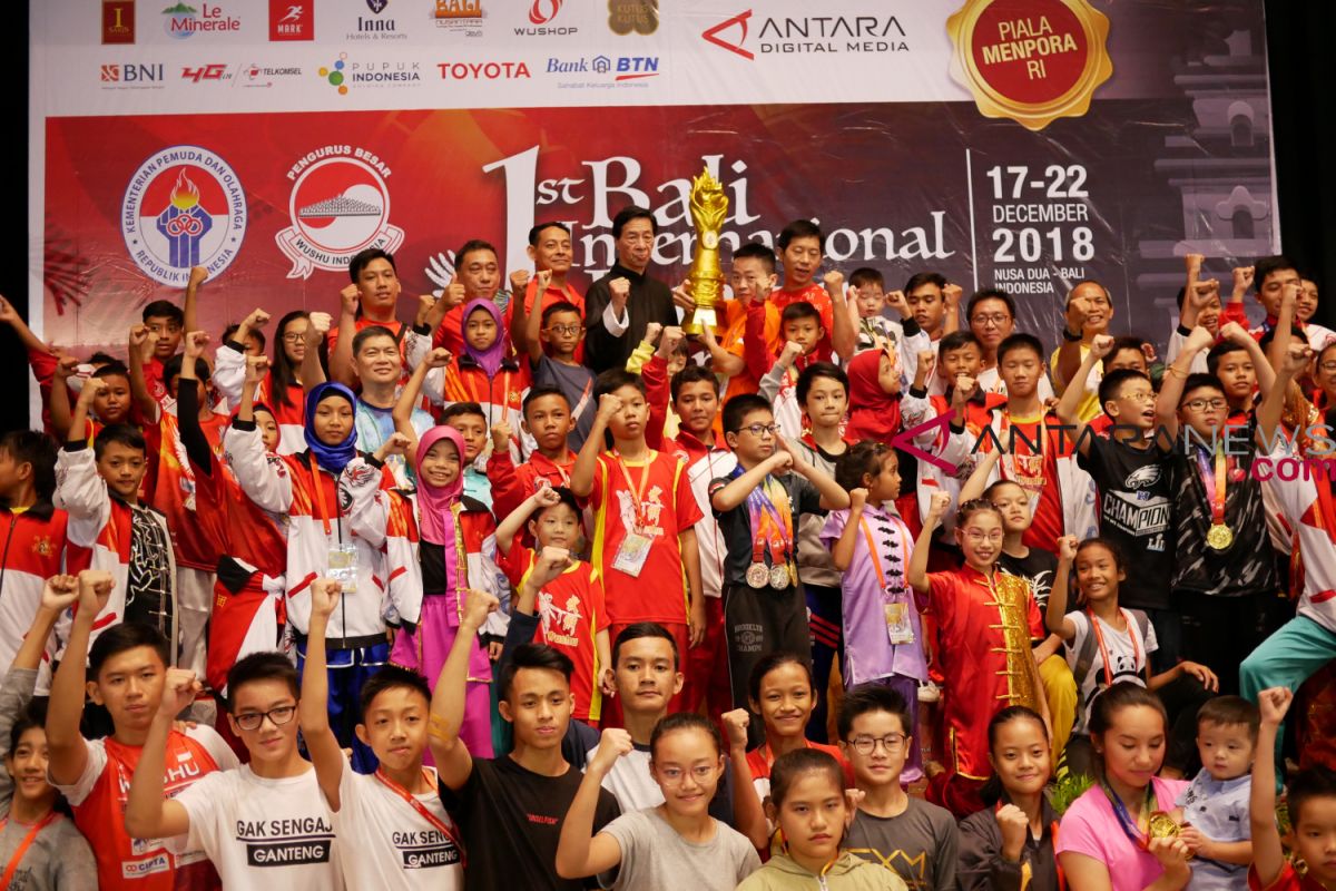 Kungfu Surabaya Bersatu juara umum Bali Internasional Kungfu Championship