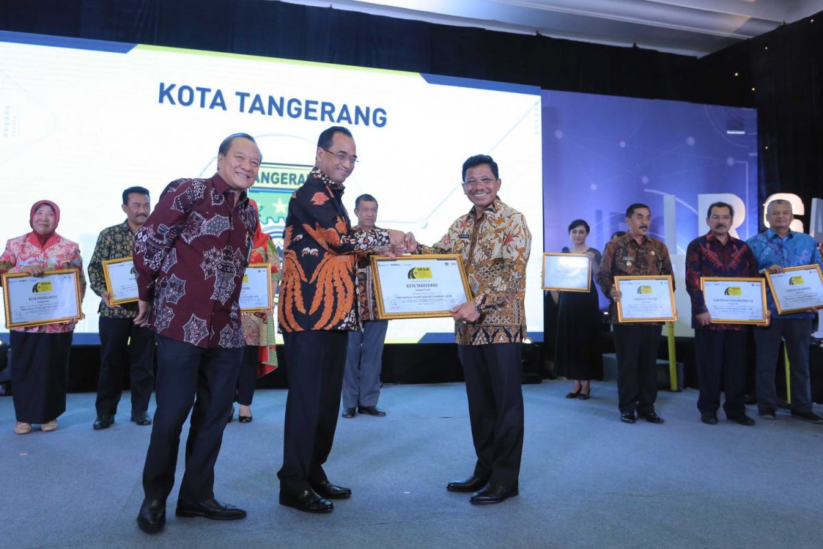 Kota Tangerang Raih Penghargaan IRSA Kategori Excellent City