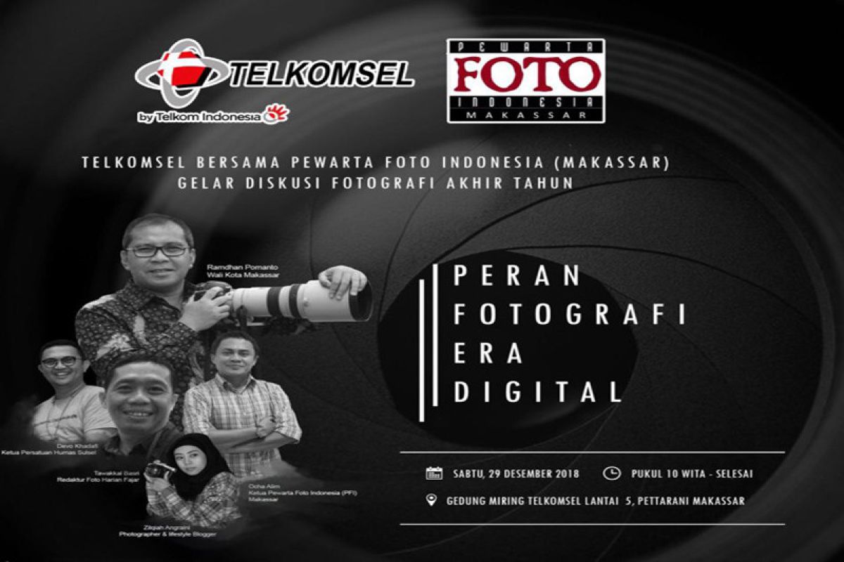 PFI Makassar gandeng Telkomsel diskusi fotografi