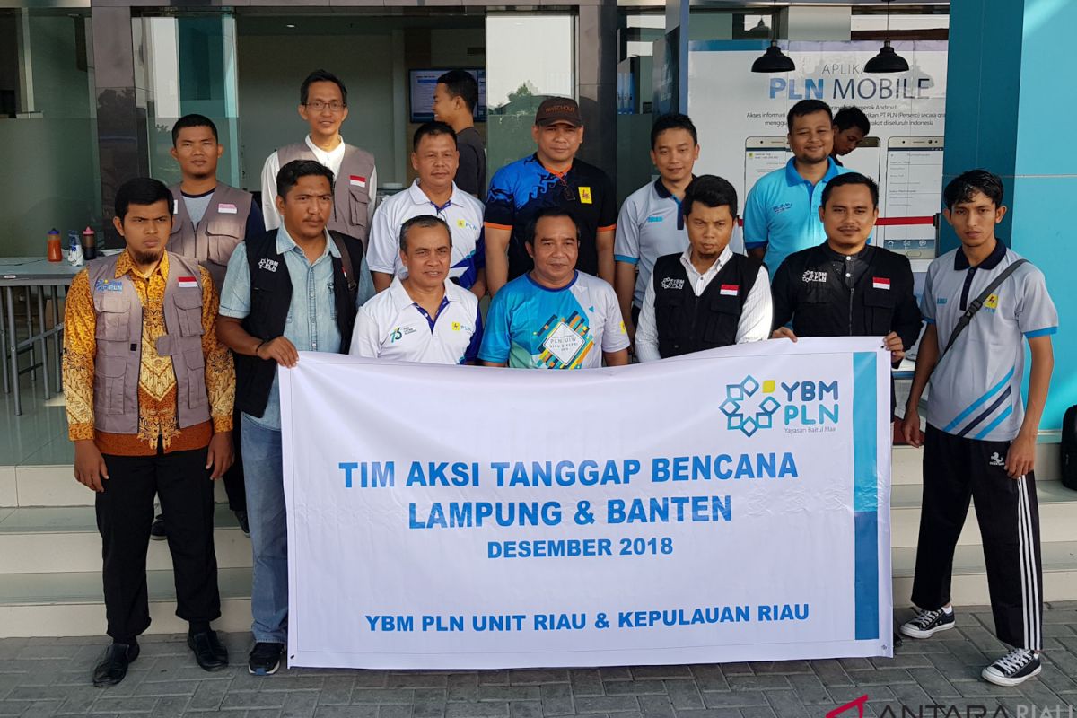 Relawan PLN Riau-Kepri bawa obat untuk korban tsunami Lampung