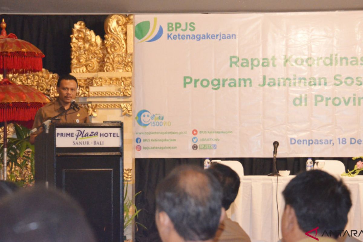 Sekda Bali: tingkatkan kepesertaan BPJS Ketenagakerjaan