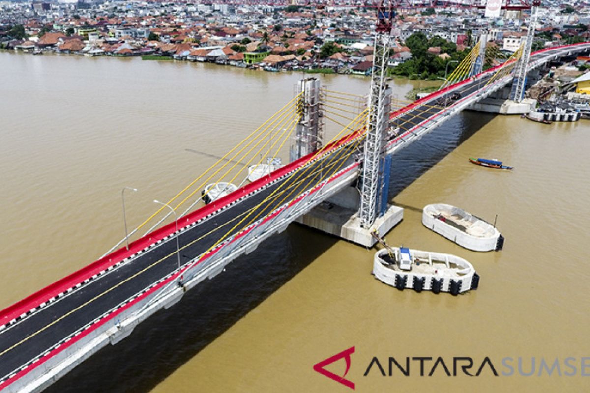 Rekayasa lalin Jembatan Musi IV dilakukan awal Januari 2019