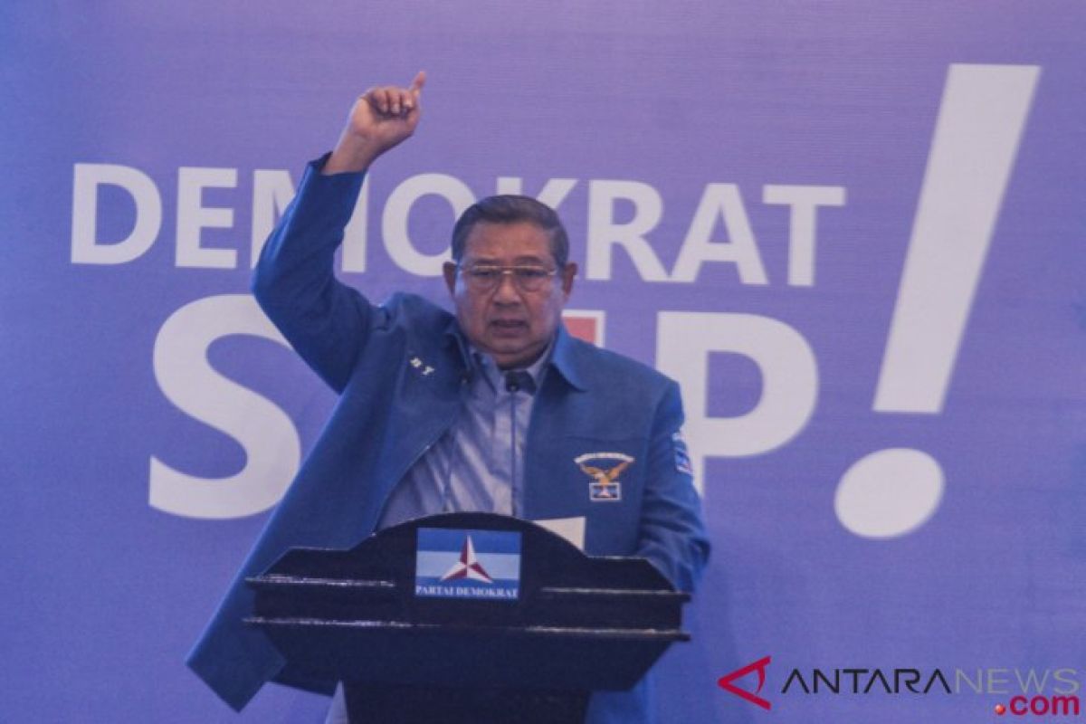 SBY Percaya Polisi Ungkap Perusakan Atribut Demokrat