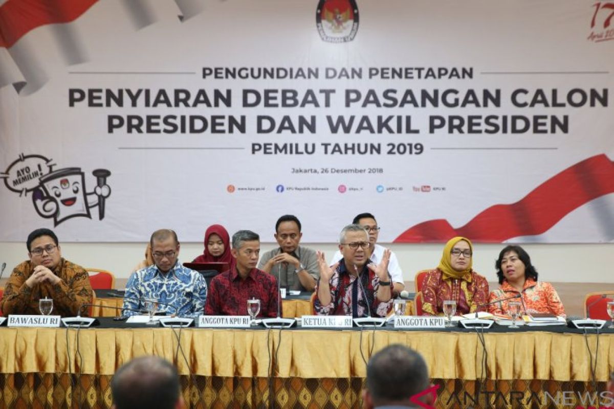 KPU: Debat capres mendahulukan gagasan bukan pertunjukan