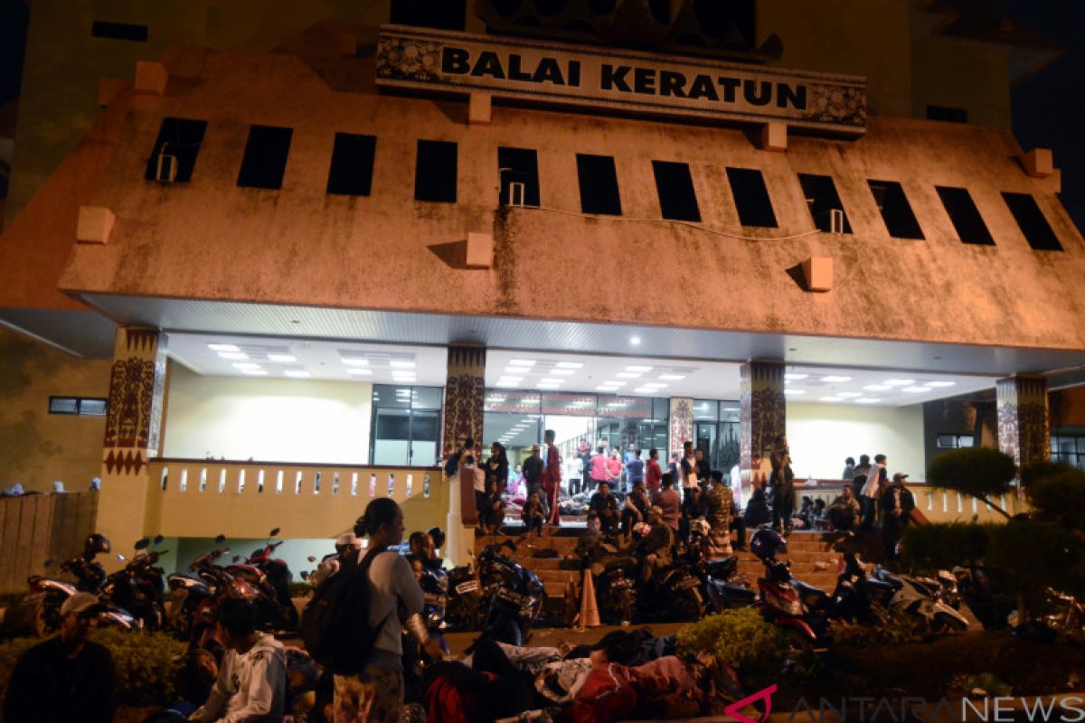 Warga mengungsi di Balai Keratun tidak dipermasalahkan Gubernur Lampung