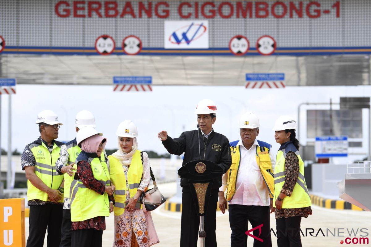 President Jokowi inaugurates section i of Ciawi-Sukabumi Toll Road