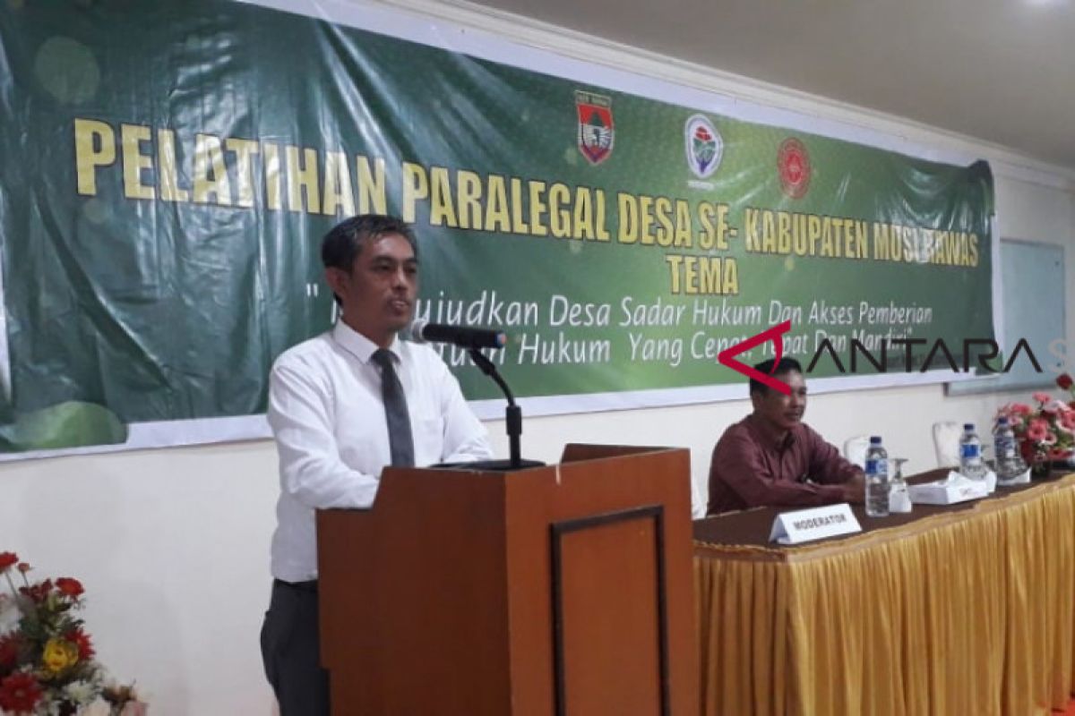 Wujudkan desa sadar hukum, Posbakumadin latih paralegal desa