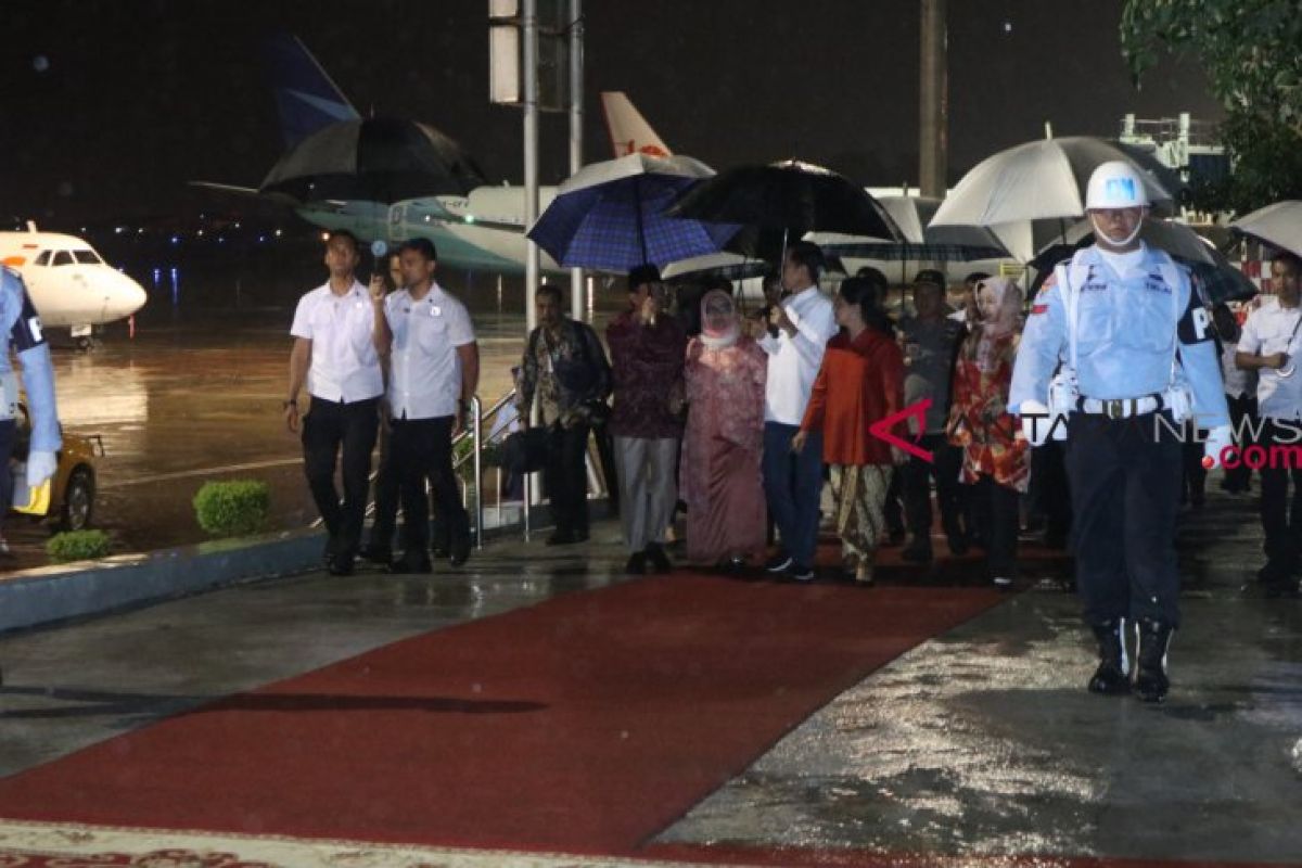 Presiden Jokowi tiba di Jambi untuk kunjungan kerja