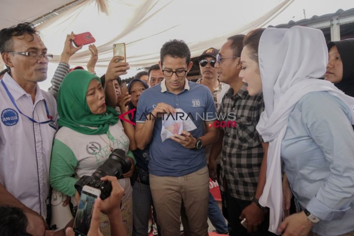 Sandiaga Uno sebut warga Cilacap antusias perbaiki perekonomian