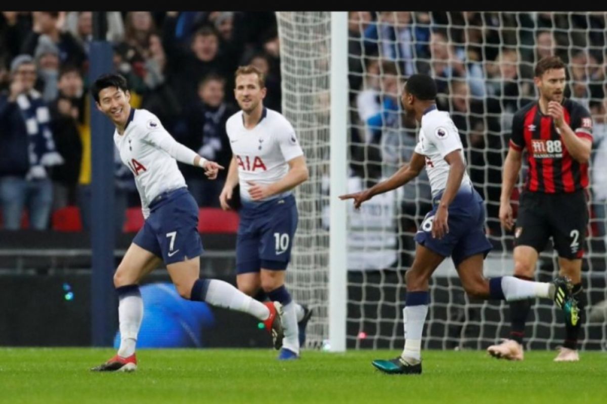 Tottenham naik ke peringkat kedua usai gulung Bournemouth 5-0