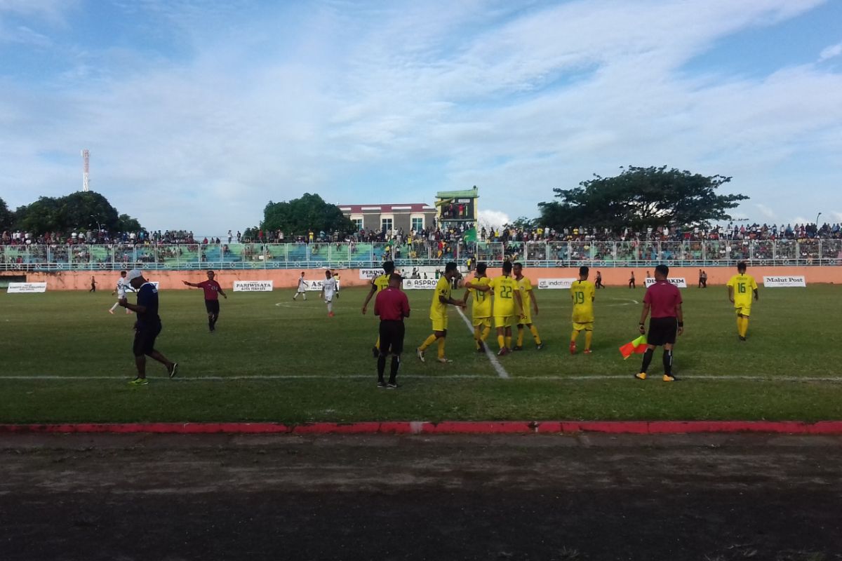 Wali Kota Cup di Ternate ricuh