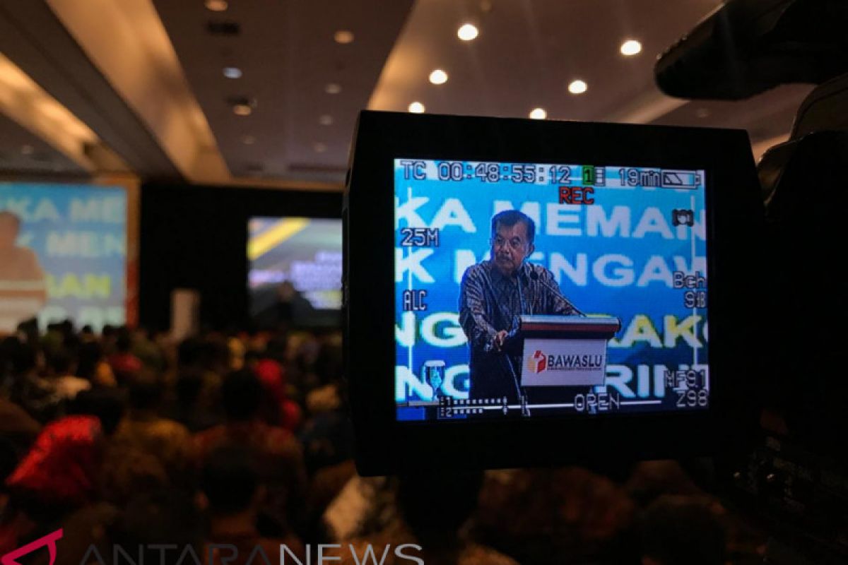 Sama dengan main badminton, analogi Pemilu Presiden 2019 dari Jusuf Kalla