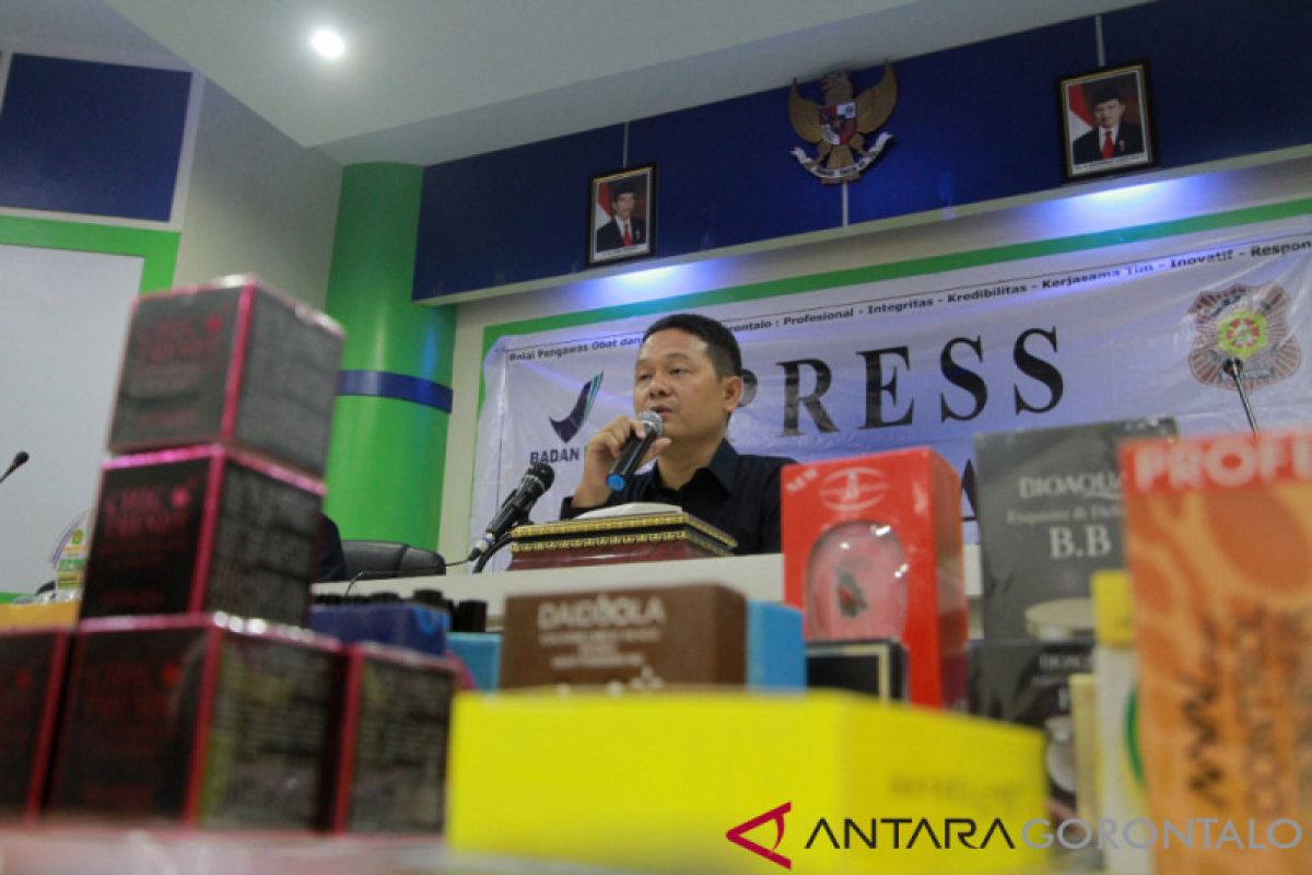 BPOM Gorontalo Sita Belasan Ribu Kosmetik Ilegal