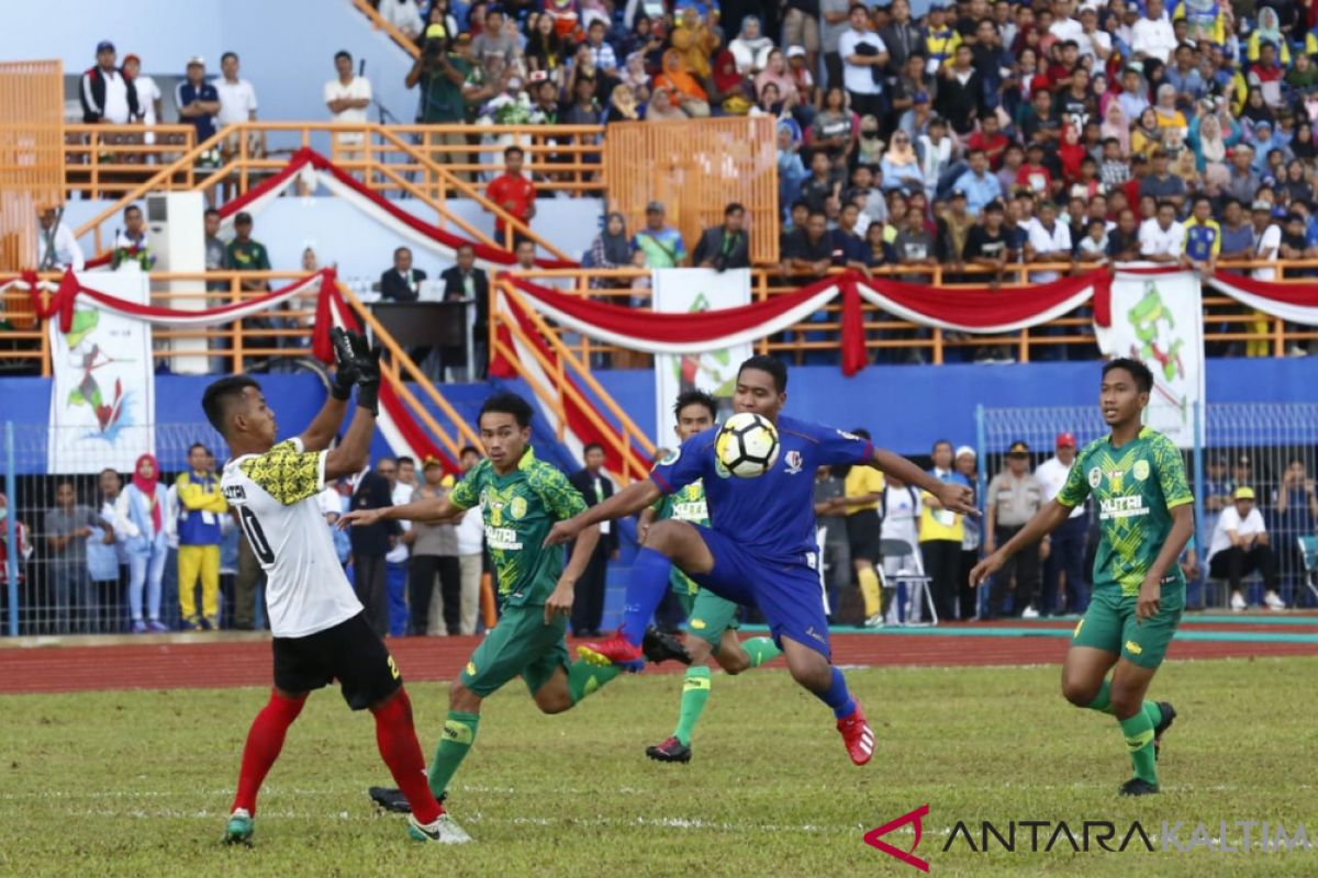 Tekuk Kukar, Kutim Jawara Sepakbola  Sempurnakan Juara Umum