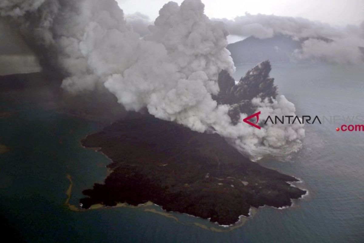 Aktivitas kegempaan Anak Krakatau mulai menurun