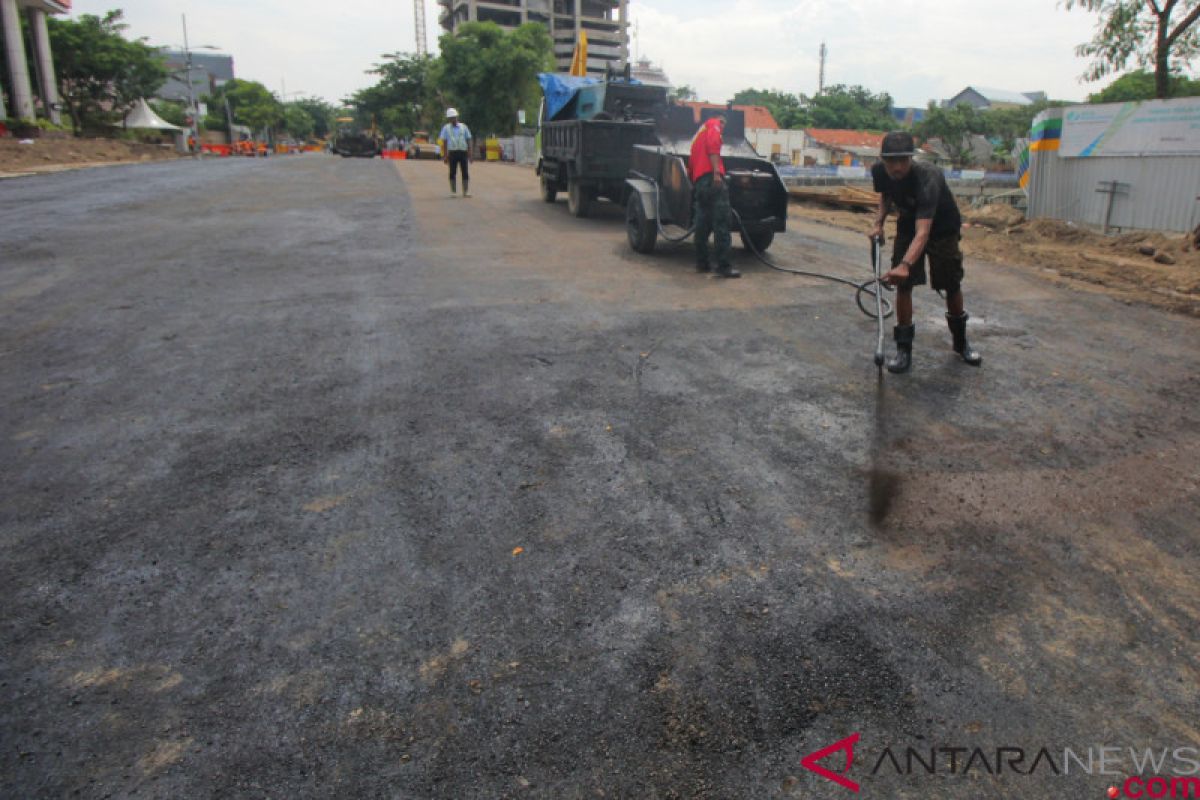 Uji coba Jalan Gubeng Surabaya belum bisa dilakukan hari ini