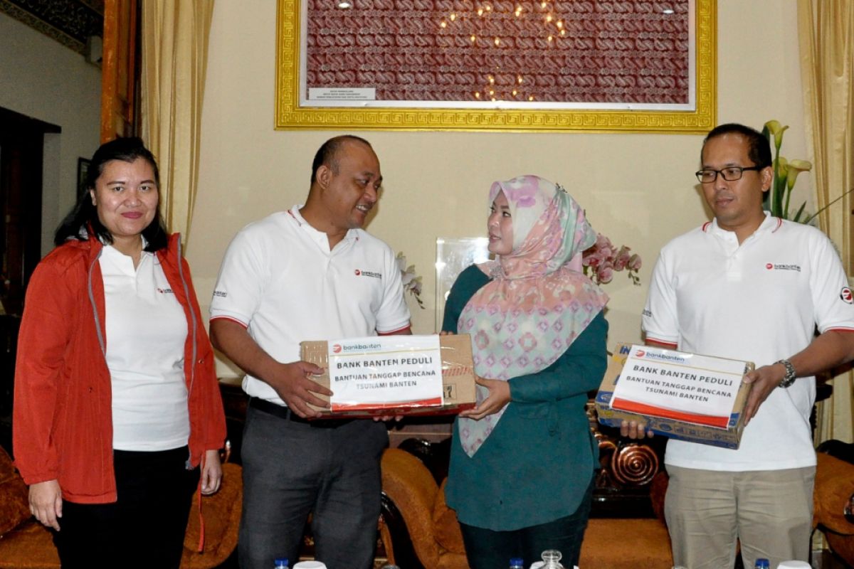 Bank Banten Bantu Korban Tsunami Selat Sunda