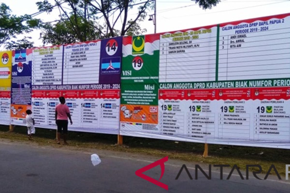 KPU Biak Numfor sosialisasikan daftar calon tetap pemilu 2019