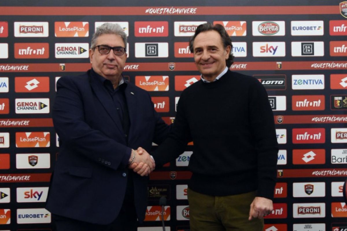 Genoa resmi tunjuk Prandelli sebagai pelatih