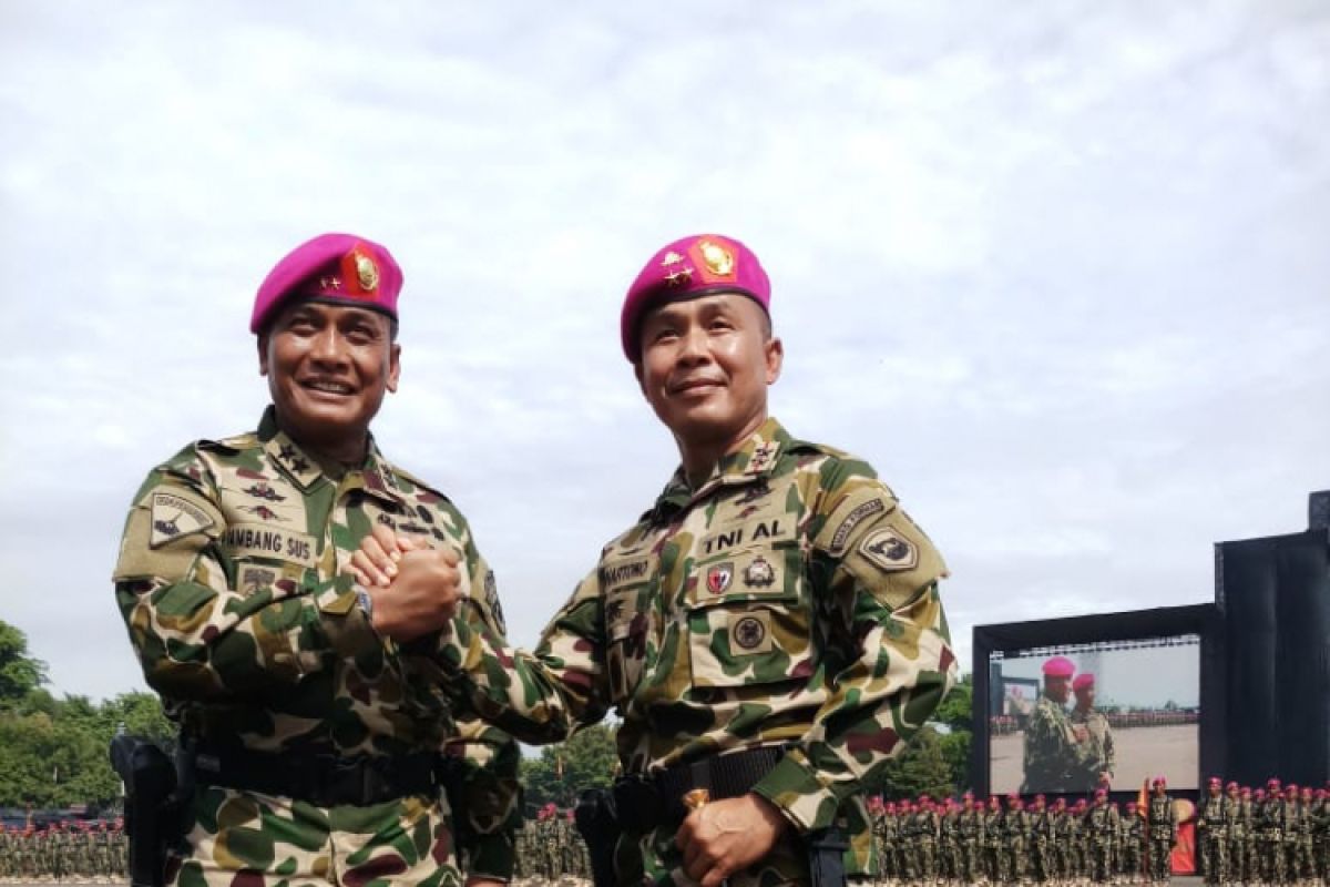 Mantan Komandan Paspampres resmi jabat Komandan Korps Marinir